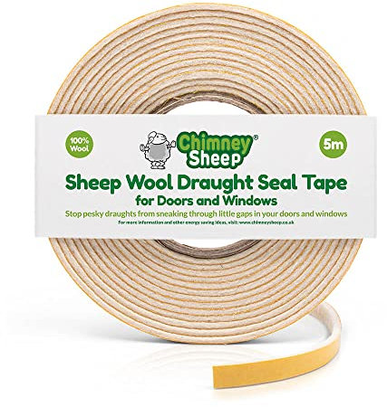 Chimney Sheep Wool Draught Seal Tape
