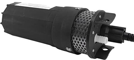 JMorCO Pompe à Eau de puits à énergie Solaire, Pompe à Eau Submersible à déconnexion Rapide 6,5 L 12 V DC pour étang (Noir)