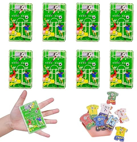 KAYEF 14 Stück Flipper, Flipper Fußballfeld, Trikot Geduld Geschenk Geburtstag, Fußball Geschenk, Fußball Spiel Mix, geeignet für Geburtstagsparty