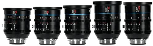 SIRUI Jupiter Macro T2 Full Frame Cine Prime Objectif Set (24 mm, 35 mm, 50 mm, 75 mm et 100 mm) pour appareils Photo à Monture PL