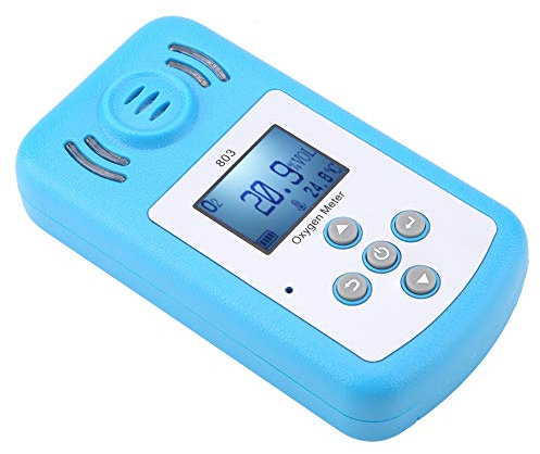 Détecteur de Fuite D'oxygène et de Gaz à Affichage Numérique Bleu detecteur de 4 gaz portable Tout Neuf, Facile à Transporter, Détecte la Concentration Rilevatori di gas