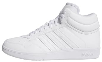 adidas Mixte Hoops 4.0 Mid Shoes, Cloud White/Cloud White/Core Black, 42 2/3 EU