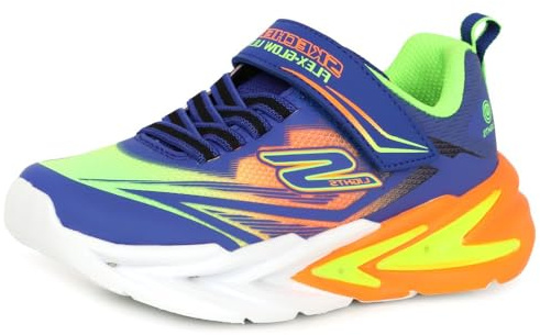 Skechers Boy's Flex-Glow Ultra Blue, 6 UK