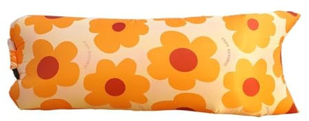 HUMAJORY Aufblasbares Lazy Sofa for Erwachsene, Aufblasbares Lounger-Luftsofa mit Tragetasche, Tragbare Luftliege, Wasserdicht for Pool, Camping, Reisen(Multi-Colored)