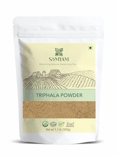 Samyam Triphala Powder, 500g (1.1 lb) pack | For Digestion and Gut Health