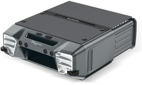 EVERCROSS BOT Y80 Solarbetriebener Poolskimmer, Wasseroberflächenreinigung Poolroboter Akku, Max Akkulaufzeit von 12 Stunden, Intelligenter Navigation, Selbsteinparkfunktion, Fernbedienung