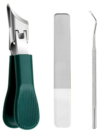 Premium 3-teiliges Adlerschnabel-Nagelknipser-Set: Drei Sets mit abgeschrägten Adlerschnabel-Nagelknipsern, superscharfe abgeschrägte Nagelknipser (1 Set)