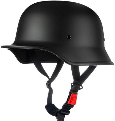 Casco Vintage Retrò Scooter, Casco Scodella Casco Jet Ciclomotore Casco Mezzo Casco Cromwell Casco Aperto Per Uomo E Donna Certificazione DOT/ECE Per Moto Chopper Motorino 9,XL