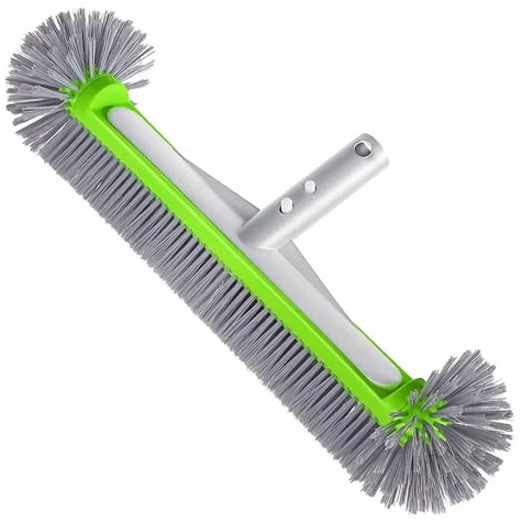 Poolbürste für Folienpool 44.5 cm, Pool Reinigung Bürste, Poolbesen für Poolreinigung, Pool Besen Poolbürsten, Poolbürste für Folienpool für Schwimmbad Bürste Pool, Nicht mit Teleskopstange