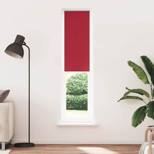 Verdunkelungsrollo rot 60x210 cm Stoffbreite 55,7 cm Polyester