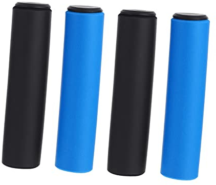 TOYANDONA 2 Pairs Soft Sponge Bike Handlebar Grips for Mountain Bikes Vibration Comfortable Handle Bar Covers Easy Installation Handlebar Accessories for Cycling