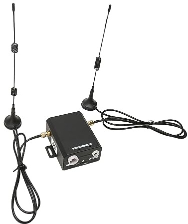 SENECESLI Router Industrial 4G LTE 150Mbps con 16 Soporte de Usuarios, Ranura de Tarjeta SIM 2 Antenas para Almacén Externa, Jardín, Estacionamiento (Enchufe de EE. UU.) (Enchufe de la UE)