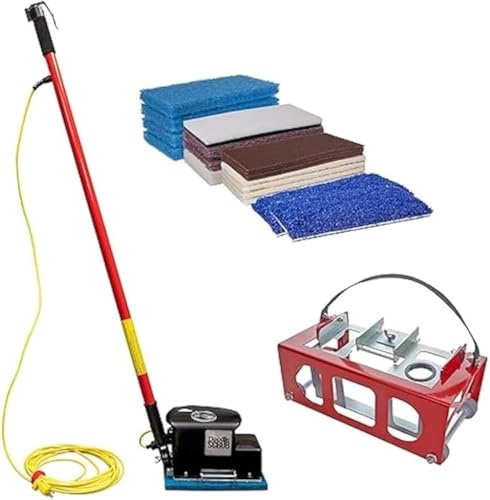 Doodle Scrub Deluxe Compact Floor Scrubbing Machine – Orbital Motion, Heavy-Duty Cleaning Power