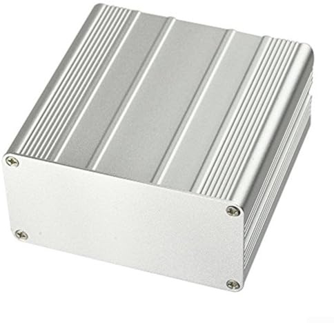 Robustes Aluminium-Elektronikgehäuse mit Schiebeabdeckung und eingebauten Leiterplattensteckplätzen, für sicheres Gehäuse von Leiterplatten in Audio-, Netzteil- und Funkgeräten