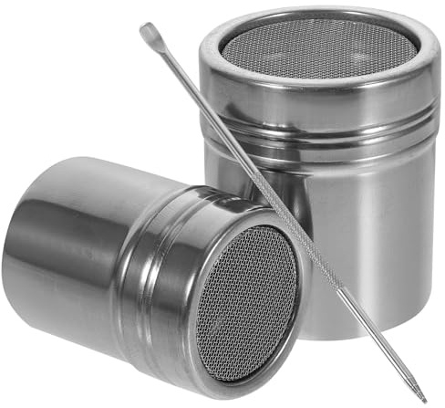 Luxshiny Botella de Condimento Matcha de Acero Inoxidable para Cocina Doméstica y Restaurante, Salero Que Mantiene Especias Secas y Aísla del Aire Exterior