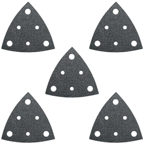 Fein (Multimaster) Schleifblatt gelocht K 63717110043 Orange 80 Grit, 5-Pack