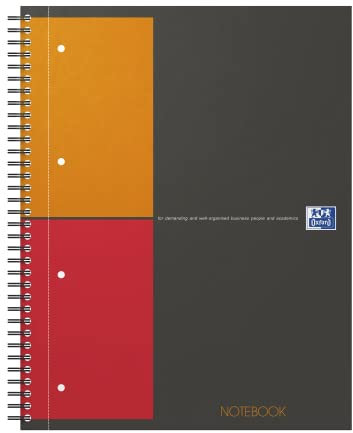 OXFORD Bloc collège NOTEBOOK international, quadrillé A4+ 160 pages