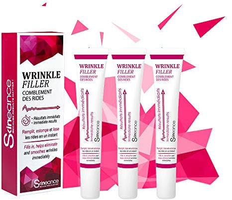 SKINEANCE - WRINKLE FILLER WRINKLE FILLER - Smoothes, fills and smoothes fine lines and wrinkles - Precise, instant and long-lasting results - Proven effectiveness - set of 3 tubes of 15 ml