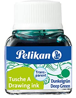Pelikan A 523 Tusche A, 10 ml, dunkelgrün