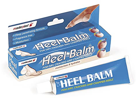 Masterplast Heel Balm | Moisturising Repair Cream for Dry, Cracked and Chapped feet | Hydrating Foot Cream - Fragrance Free (70g Tube)