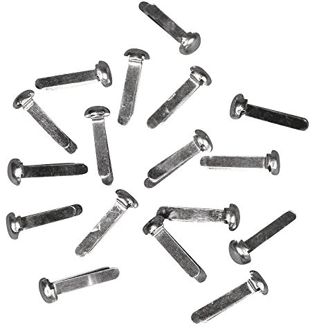 RAYHER - Rundkopfklammern, SB-Btl. 18 Stück, platin