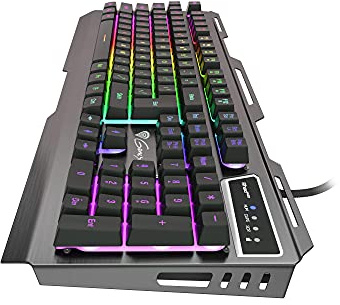 NATEC Keyboard Genesis RHOD 420 Gaming RGB Backlight, USB, US Layout