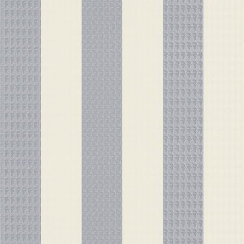 Grafik Tapete Profhome 378491-GU Vliestapete glatt mit Streifen glänzend grau weiß creme 5,33 m2