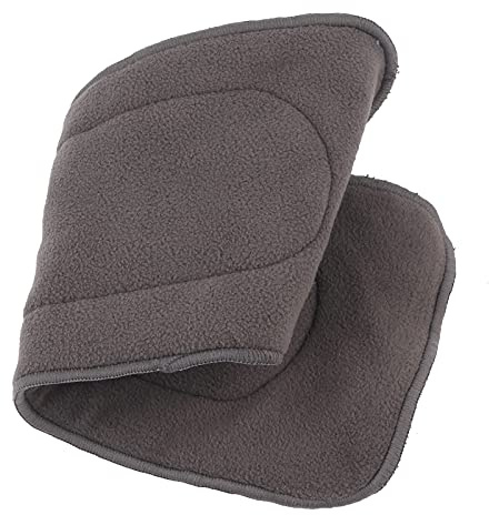 Almohadillas para Pañales, Insertos de Pañales de Tela, 5 Capas, Reutilizables, Lavables, Cómodos, Pantalones de Pañales para Adultos de Color Gris Oscuro (M)