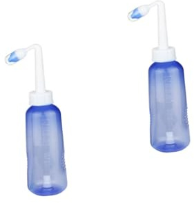 FRCOLOR 2st Nasenspülflasche Nasenreiniger Topf Neti+topf Nasendusche Nasenreinigungsflasche Neti-topf Sinusspülflasche Nebenhöhle Reinigen Neti Pot Sinusspülung Nasenspülung Sauber Kind