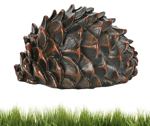 KERALI Caja Fuerte Secreta con Forma De Roca, Caja Fuerte Oculta con Llave De Piedra, Soporte Secreto para Llaves De Almacenamiento, Ocultador De Llaves De Resina para Exteriores