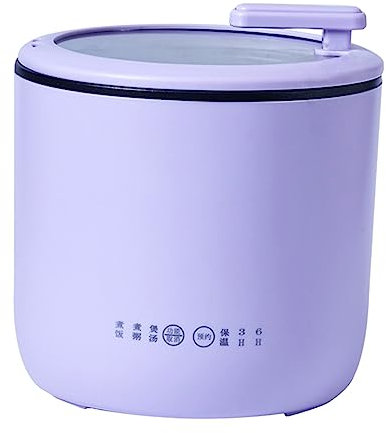 ANSNOW Mini Rice Steamer Low Power Student Smart Cooker 220V Dorm Household Pot Porridge Cooker Rice Cooker Congee for Mini Rice Cooker Rice Cookers/Purple