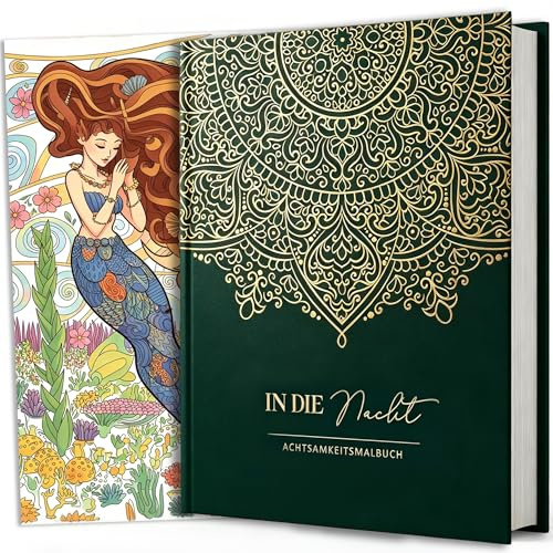 BIROYAL Groß Malbuch für Erwachsene A4, 100 exquisite Muster mit Sprüchen | Ausmalbuch für Erwachsene mit Sprüchen, Mandala, Tier & Blumenthemen – zur Entspannung, Achtsamkeit und zum Stressabbau