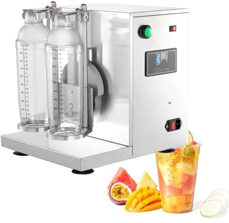 Commercial Grade Milk Shake Machine with Bo-ba Tea Kit - High-Power Professional Drink Maker for Cafes, Includes Stainless Steel Shaker,350ml