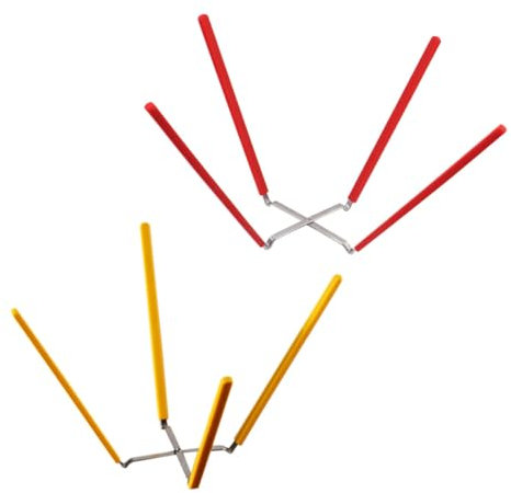 TOPPERFUN 2piezas Rejilla Enfriamiento Plegable Para Pasteles Soporte Molde Rejilla Enfriar Utensilios Cocina