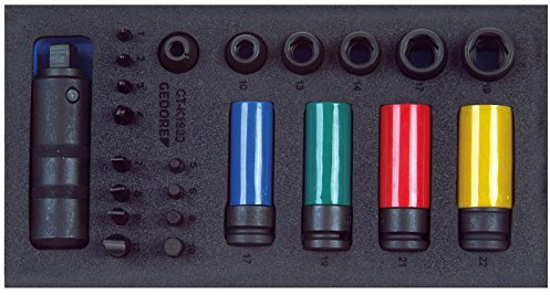 GEDORE 1500 CT1-K 1900 Schraubenlöser-Sortiment 1/2 in Check-Tool-Modul, 1 Stück
