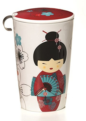 Teaeve Kräuterteetasse little geisha aus Porzellan, doppelwandig, 0,35 l