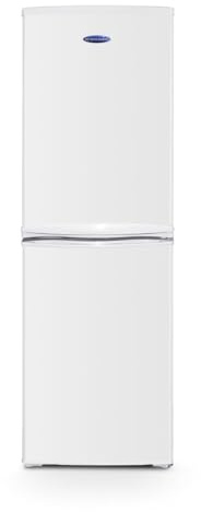 ICE KING IK8951EW Freestanding Fridge Freezer, 50/50 Split, 142L Capacity, White, Auto Defrost, Reversible Doors, Energy Efficient, Quiet Operation – Ideal for Kitchen or Utility Room