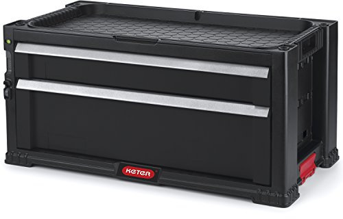 KETER 237790 Caja de herramientas sin herramientas, color negro