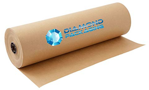 Diamond Packaging Kraftpapier, 600 mm x 25 m, Braun