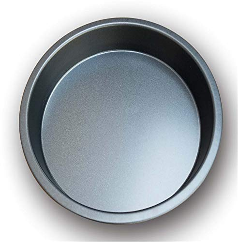 YYYL Mikrowellen Pfanne Bräter 22cm Schwarz Pizza Snacks Mikrowellengeschirr Mikrowellentopf ohne Deckel Kochgeschirr Kochtopf, Tiefe: 3,5 cm