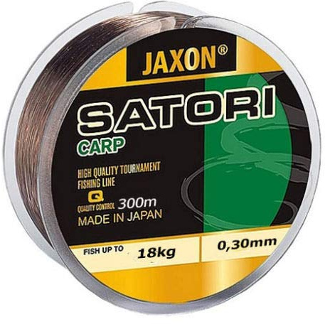 Jaxon Karpfenschnur schnell sinkend Angelschnur Satori CARP 300m Spule Monofile Karpfen Schnur (0,30mm / 18kg)