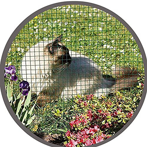 Matériel Tissu- Clôture En Grillage De Poulet Soudé En Plastique- Enduit De PVC Ouverture De 3 Cm Panneau De Clôture for Jardin Et Projet D'amélioration De L'habitat ( Color : 2.5mm , Size : 1.5x18m )