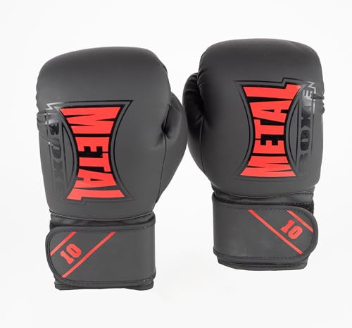 METAL BOXE - STARTER träningshandskar svart/röd 08 oz