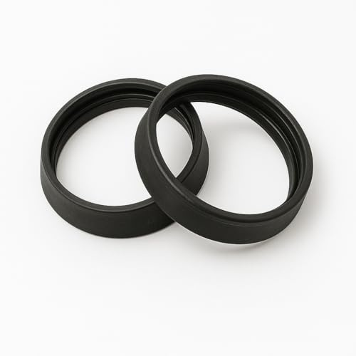 Rubber Olive Washers 32mm (1-1/4) for Waste Pipe Compression Fittings | Leak-Resistant Black Rubber Outlet Seal for Basin & Trap Plumbing | Pack of 2
