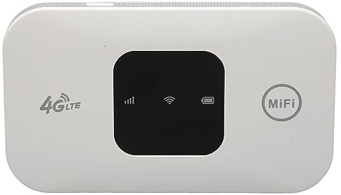 4G Mobiler WLAN Hotspot, 150 Mbit/s 3G 4G USB WLAN Modem mit SIM Kartensteckplatz, 10 Geräte Unterstützt, Tragbarer Schlanker Mobiler Hotspot Router mit LED Bildschirm für Büro,