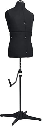 SKM Schneiderpuppe Verstellbar Männlich Schwarz Größe 37-45, Weight: 4.35 kg, 288494