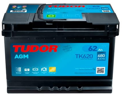 TUDOR Batería 62, Ah 680, A/EN TK620 L 242mm B 175mm H 190mm