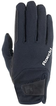 Roeckl Sports Reithandschuh MEURA Winter, Outdoor Winter Handschuh, Schwarz, Größe 6-11