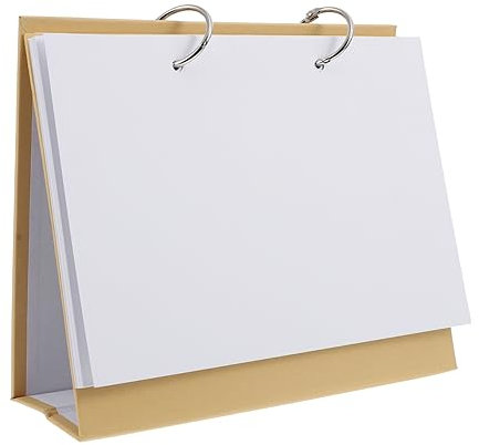 Operitacx Spiralbuch Zum Selbergestalten Unliniertes Loseblattbuch Diy-tischkalender Aus Hochwertigem Kraftpapier Für Handgemalte Bücher Und Fotoalben