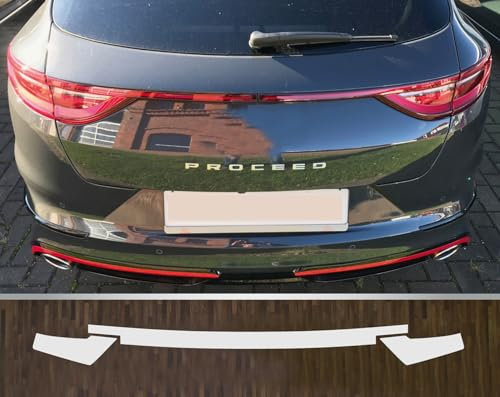 Lackschutzfolie Ladekantenschutz transparent 150 µm stark kompatibel mit KIA Proceed ab 2021 Folienstärke 150 µm !!!